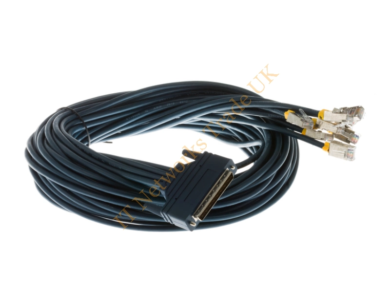 CAB-OCTAL-ASYNC Cisco 3ft Compatible 8 Lead Octal Cable Miscellaneous Cable