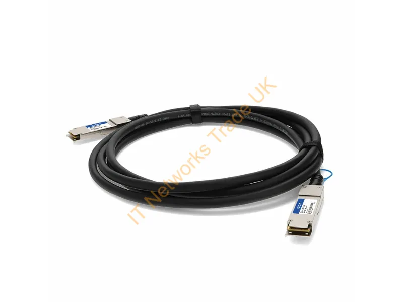 CAB-Q-Q-100G-0-5-AO - Addon Networks Cab-Q-Q-100G-0-5-Ao Infiniband/Fibre Optic Cable 19.7" (0.5 M) Qsfp28 Dac Black