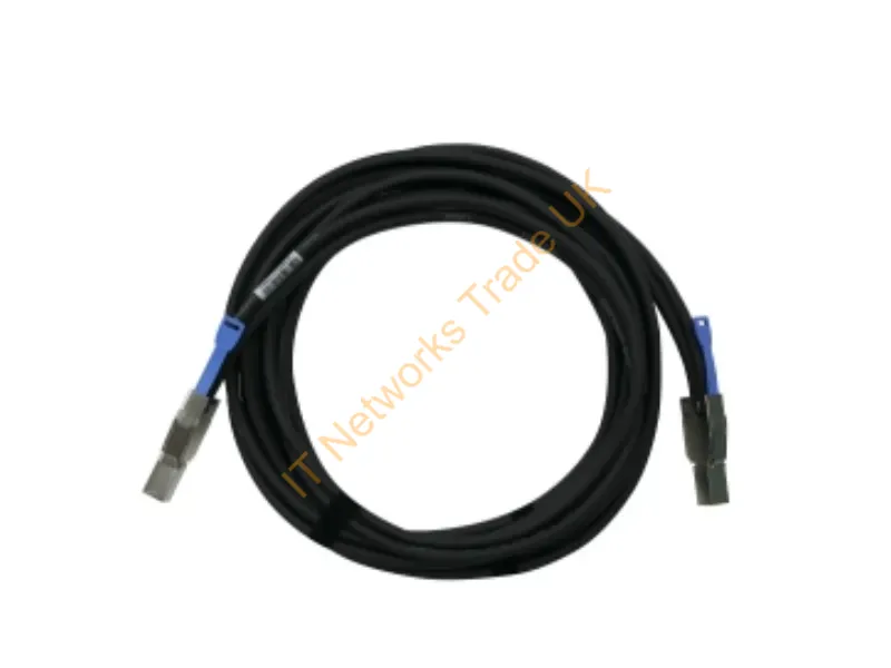 CAB-SAS30M-8644 - Qnap Cab-Sas30M-8644 Serial Attached Scsi (Sas) Cable 118.1" (3 M) Black, Metallic
