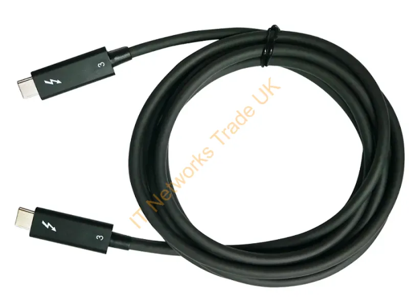 CAB-TBT315M-40G - Qnap Cab-Tbt315M-40G Thunderbolt Cable 59.1" (1.5 M) 40 Gbit/S Black