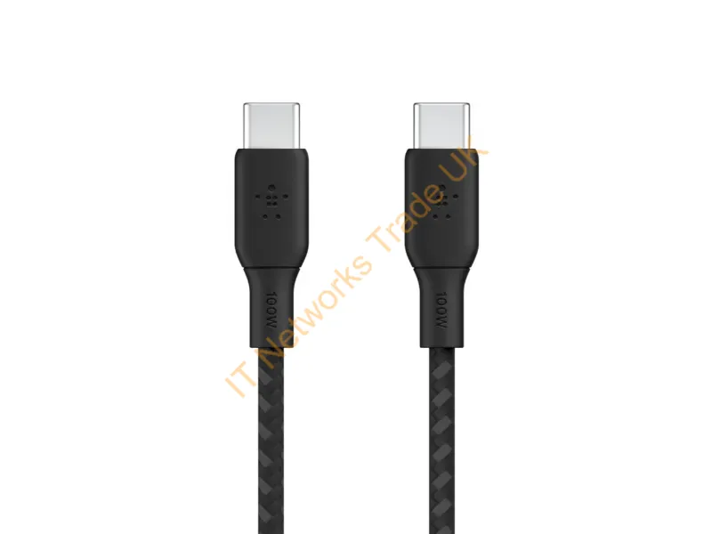 CAB014BT3MBK - Belkin CAB014bt3MBK USB cable USB 2.0 3 m USB C Black