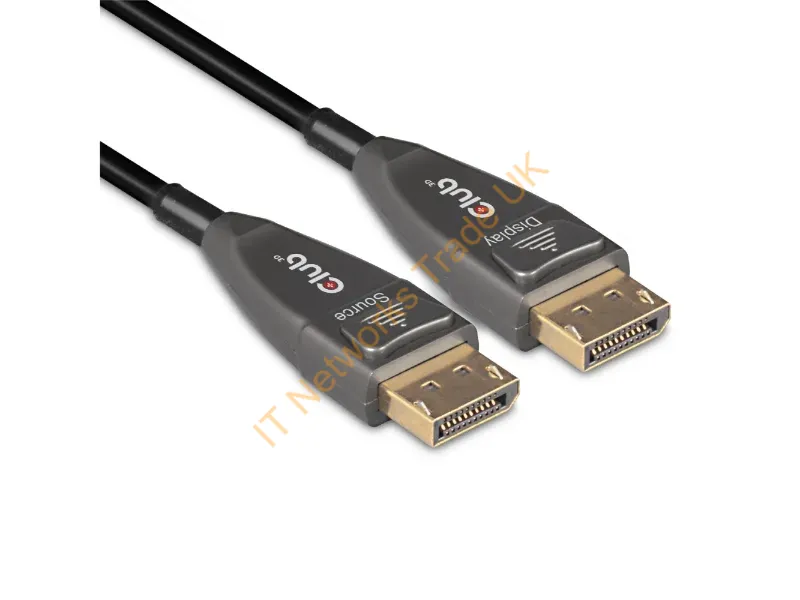 CAC-1079 - CLUB3D DisplayPort 1.4 Active Optical Cable Unidirectional 4K120Hz 8K60Hz M/M 20m/65.62ft
