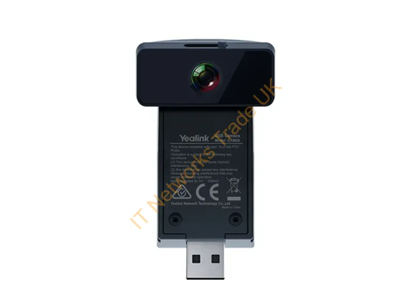 CAM50 - Yealink CAM50 Black 2MP 1280 x 720pixels 30fps video conferencing camera Cable