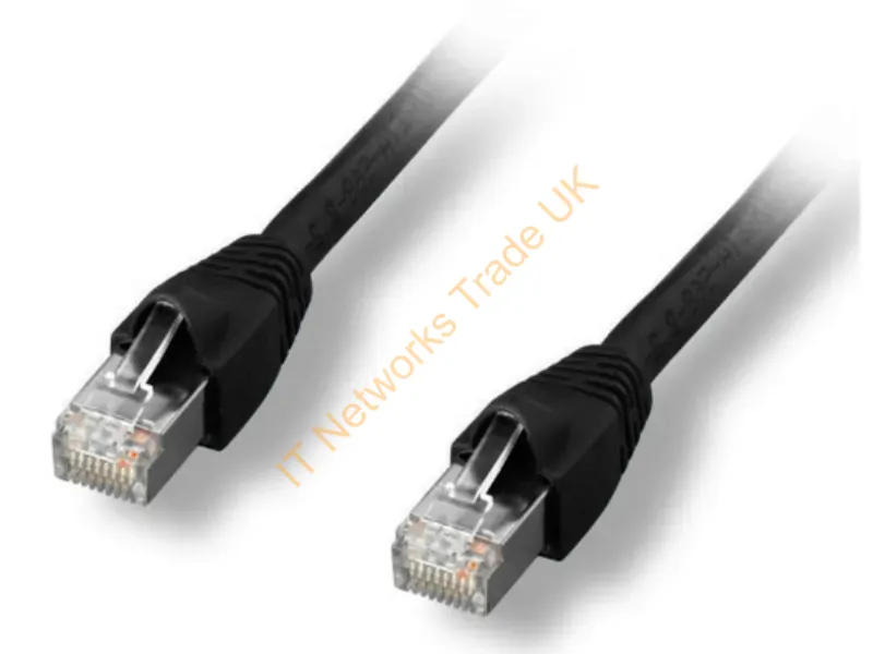 CAT6A-75BLK - Comprehensive Cat6A-75Blk Networking Cable Black 900" (22.9 M)