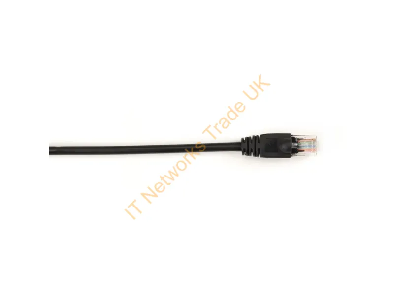 CAT6PC-001-BK-25PAK - Black Box Cat6 Patch Cable, 0.3M, 25Pk Networking Cable 11.8" (0.3 M)
