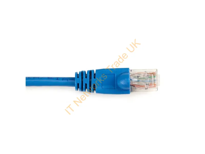 CAT6PC-002-BL-25PAK - Black Box Cat6 Patch Cable, 0.6M, 25Pk Networking Cable Blue 23.6" (0.6 M)