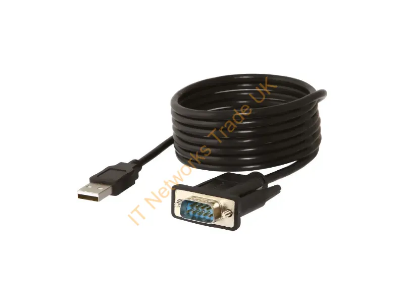 CB-FTDI-PK50 - Sabrent Cb-Ftdi-Pk50 Serial Cable Black 72" (1.83 M) Usb Type-A Db-9