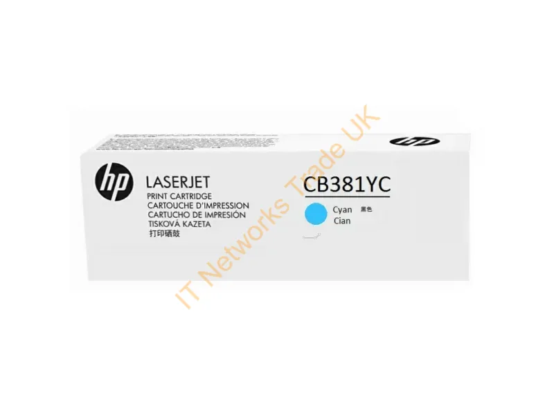 CB381YC HP 824A Cyan LaserJet Toner Cartridge