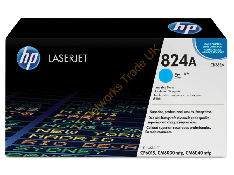 CB385A HP Imaging Drum Unit (Cyan) for Color LaserJet CP6015 Series Printer Printer Accessory