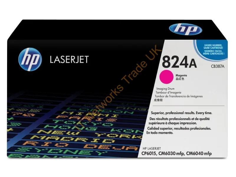 CB387A HP Imaging Drum Unit (Magenta) for Color LaserJet CP6015 Series Printer Printer Accessory