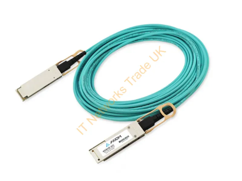 CBL-405-AX - Axiom Cbl-405-Ax Infiniband/Fibre Optic Cable 196.9" (5 M) Qsfp+ Aoc Turquoise