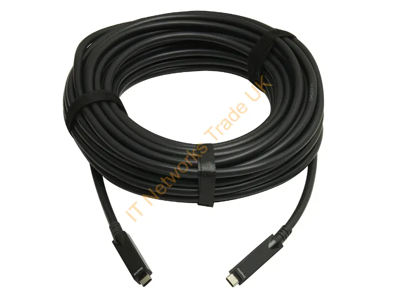 CBL-AOCUSBC-15M - Kanexpro Cbl-Aocusbc-15M Usb Cable Usb 3.2 Gen 2 (3.1 Gen 2) 590.6" (15 M) Usb C Black