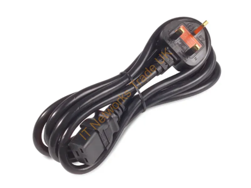 CBL-EX-PWR-C19-UK - Juniper C19-Uk Black 98.4" (2.5 M) C19 Coupler Bs 1363