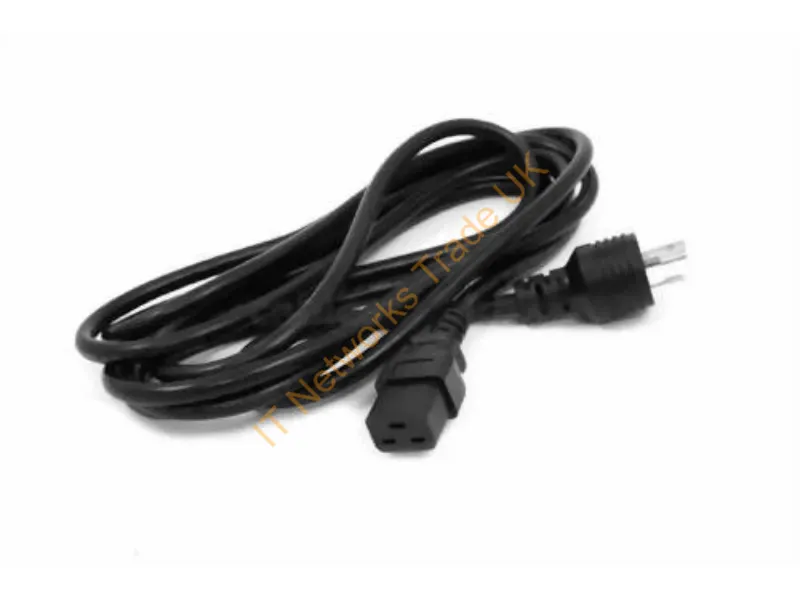 CBL-M-PWR-RA-CH - Juniper C19 - Ch2-16P Black 98.4" (2.5 M) Power Plug Type I C19 Coupler