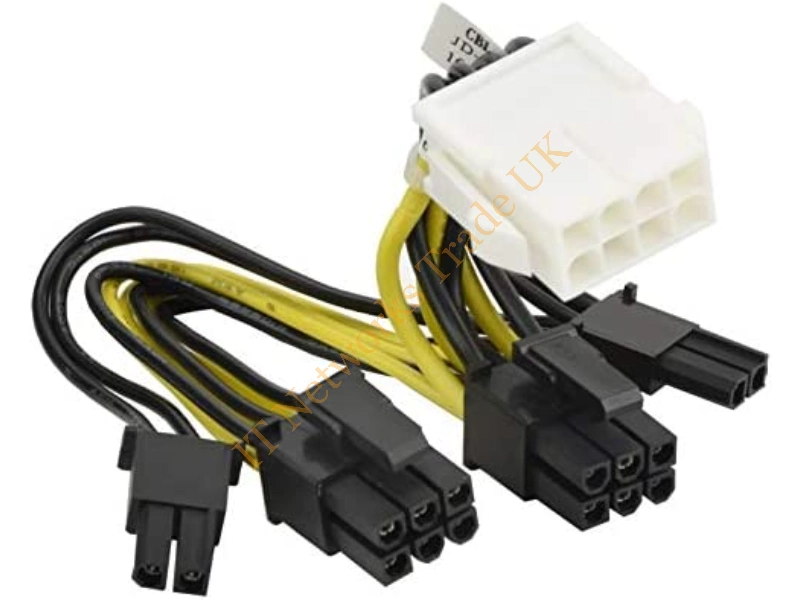 CBL-PWEX-1040 Supermicro CBL-PWEX-1040 5cm 8-pin to two 6+2 Pin Power GPU Cable Miscellaneous Cable