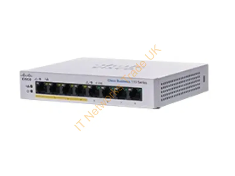 CBS110-8PP-D-NA - Cisco Cbs110-8Pp-D-Na Network Switch Unmanaged Gigabit Ethernet (10/100/1000) Gray