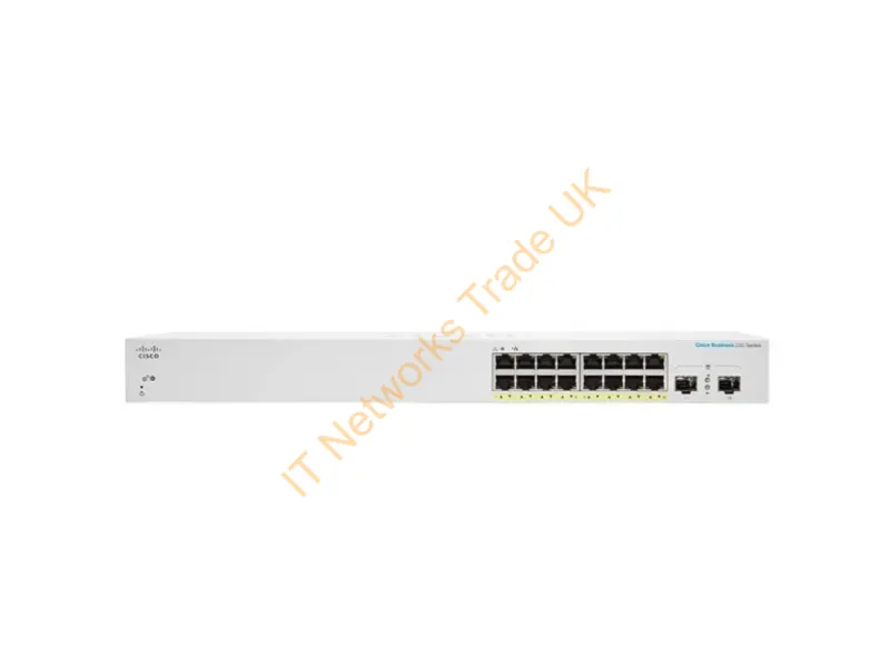 CBS220-16P-2G-NA - Cisco Cbs220-16P-2G Managed L2 Gigabit Ethernet (10/100/1000) Power Over Ethernet (Poe) White