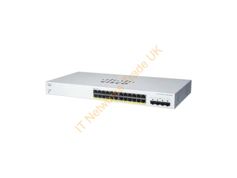 CBS220-24FP-4G-NA - Cisco Cbs220-24Fp-4G Managed L2 Gigabit Ethernet (10/100/1000) Power Over Ethernet (Poe) White