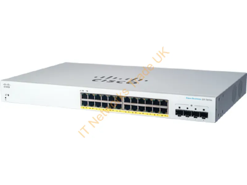 CBS220-24P-4G-NA - Cisco Cbs220-24P-4G Managed L2 Gigabit Ethernet (10/100/1000) Power Over Ethernet (Poe) 1U White