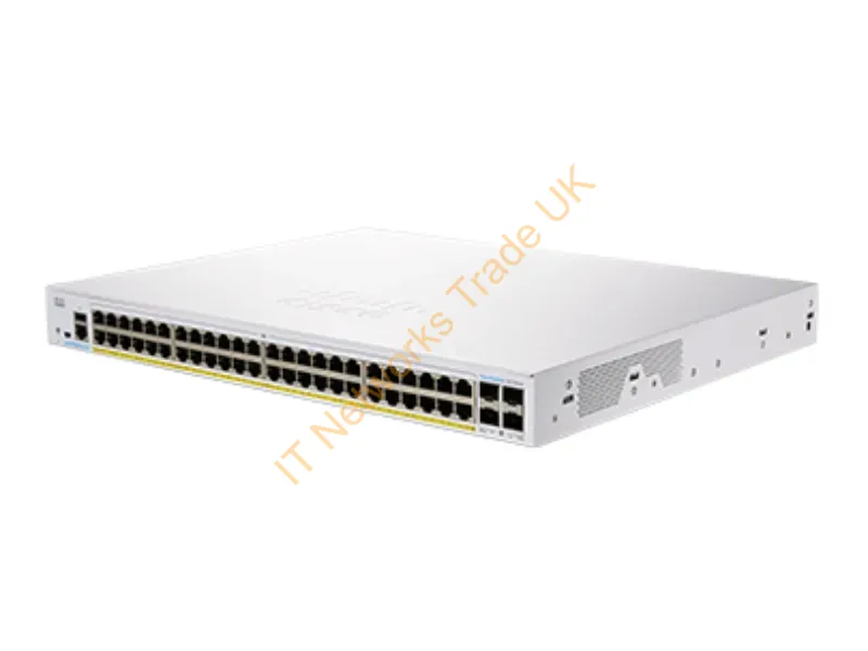 CBS350-48NGP4XEURF - Cisco Cisco Business 350 Series CBS350-48NGP-4X Switch L3 Managed 40 x 10/100/1000 (PoE+) + 8 x 100/1000/2.5G/5G (PoE++) + 2 x combo 10 Gigabit SFP+/RJ-45 + 2 x 10 Gigabit SFP+ rack-mountable PoE+ (740 W) remanufactured for P/N: CON-SNT-CB