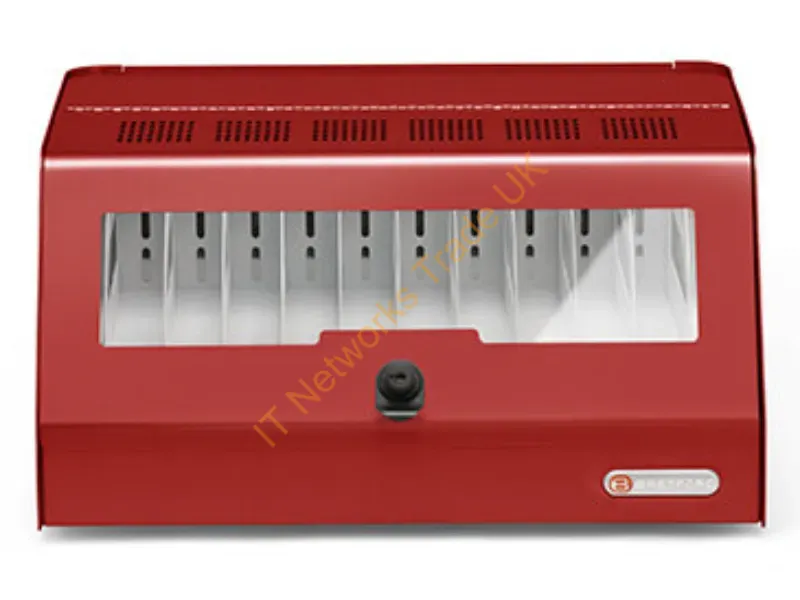 CBSUSBC10-RED - Bretford Bretford, Cube Battery Station 10, Usb-C,Red/No Power Banks