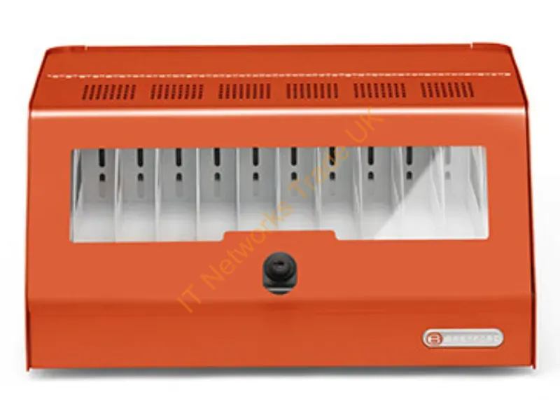 CBSUSBC10AC-TAG - Bretford Cbsusbc10Ac-Tag Portable Device Management Cart/Cabinet Portable Device Management Cabinet Orange