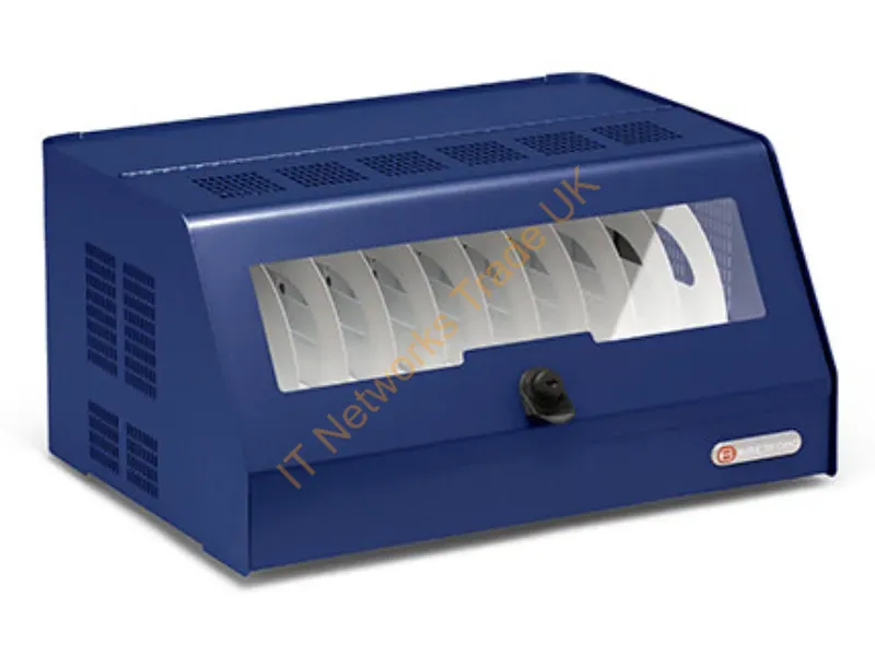 CBSUSBC10XL-RB - Bretford Cbsusbc10Xl-Rb Charging Station Organizer Desktop Mounted Steel Blue