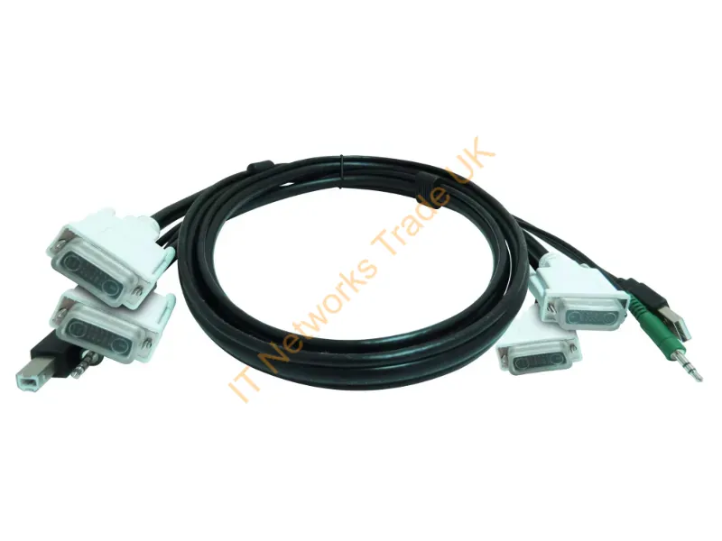 CC2DVMMKVM-10-TAA-S - Smart-Avi Cc2Dvmmkvm-10-Taa-S Kvm Cable Black 118.1" (3 M)