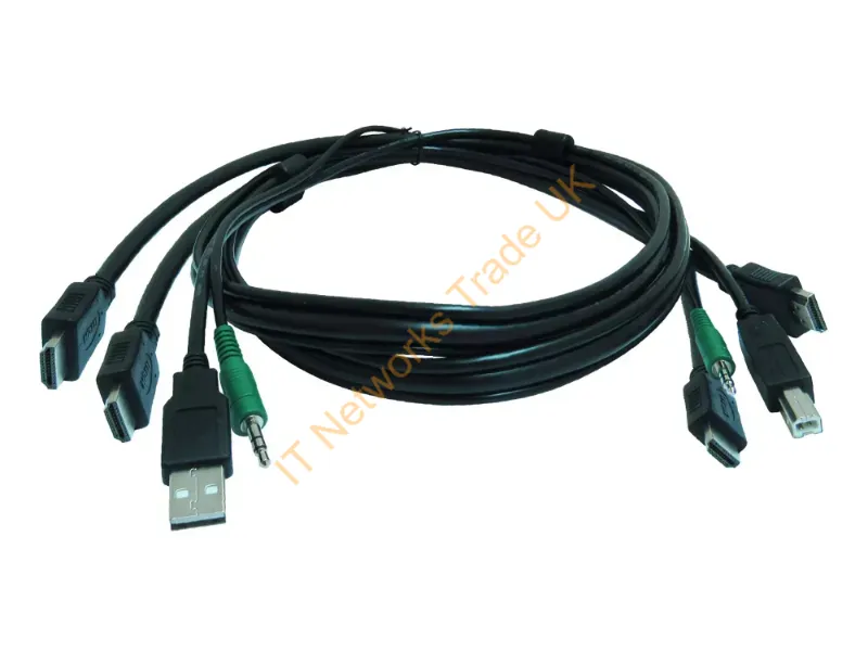 CC2HDMMKVM-10-TAA-S - Smart-Avi Cc2Hdmmkvm-10-Taa-S Kvm Cable Black 118.1" (3 M)