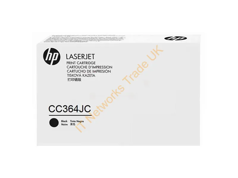 CC364JC - HP CC364JC/64A Toner cartridge black Contract, 10K pages ISO/IEC 19752 for HP LaserJet P 4014/4015