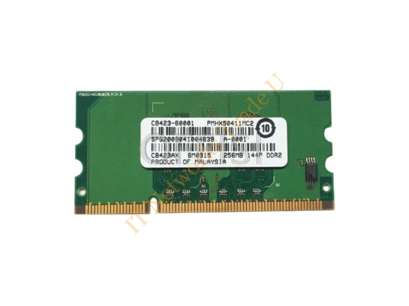 CC409-60001 HP 128MB DDR2 200-Pin SoDimm Memory for Color LaserJet CP3505/CP3520/CM3530 Printer Memory