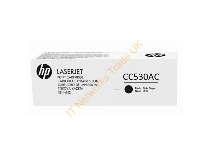 CC530AC HP 304A (Black) Toner Cartridge  Laser Printers