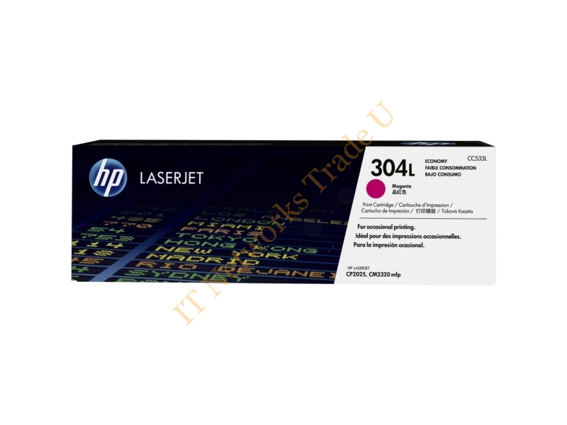 HP CC533L (304L) Toner magenta, 1.4K pages Accessory
