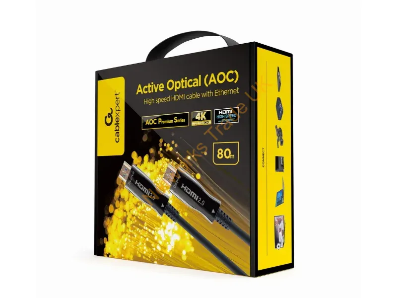 CCBP-HDMI-AOC-80M-02 - Gembird CCBP-HDMI-AOC-80M-02 HDMI cable HDMI Type A (Standard) Black