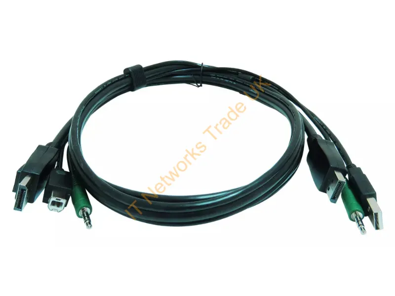 CCDPMMKVM-10-TAA-S - Smart-Avi Ccdpmmkvm-10-Taa-S Kvm Cable Black 118.1" (3 M)