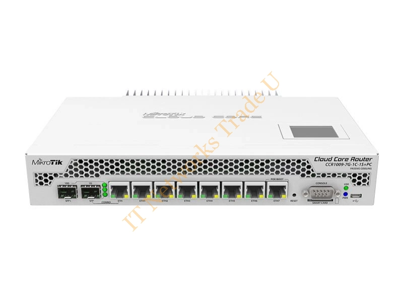 CCR1009-7G-1C-1S+PC - Mikrotik CCR1009-7G-1C-1S+PC Ethernet LAN White wired router
