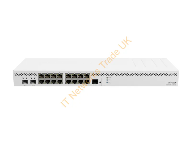 CCR2004-16G-2S+ - Strategic Sourcing Mikrotik Ethernet Router 16X Gigabit Ethernet Ports, 2X10G Sfp+ Cages