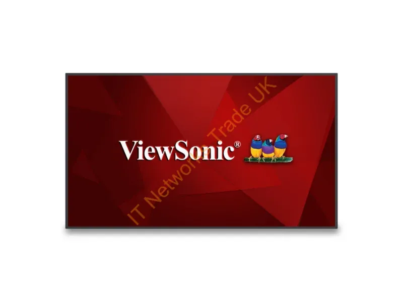 CDE5530 - Viewsonic Cde5530 Signage Display Digital Signage Flat Panel 55" Lcd 450 Cd/M 4K Ultra Hd Black Built-In Processor Android 11 24/7