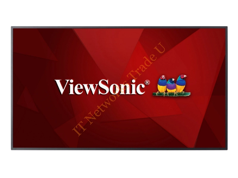 CDE6510 - Viewsonic CDE6510 Digital signage flat panel 65" LCD 4K Ultra HD Black signage display LED TV