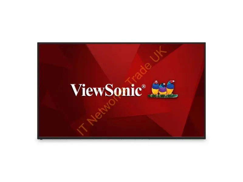 CDE6512 - Viewsonic Cde6512 Signage Display Digital Signage Flat Panel 65" Led Wi-Fi 290 Cd/M 4K Ultra Hd Black Built-In Processor Android 9.0 16/7