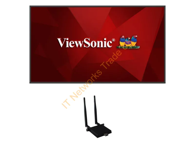CDE6530-W1 - Viewsonic Mn Cde6530-W1 65 4K Uhd Cde6530 Bundle With Cde6530 Vb-Wifi-001 Rtl