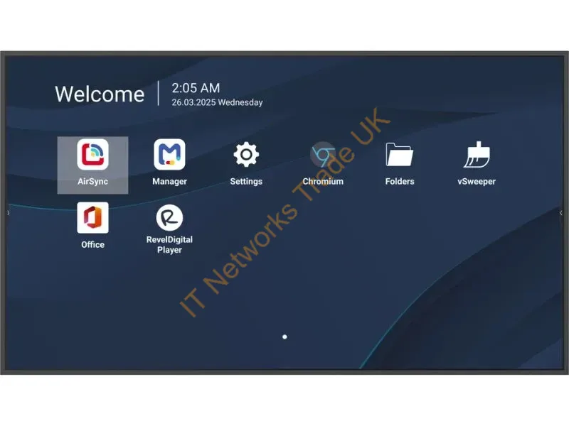 CDE8614-2C - Viewsonic 86" 4K Commercial Display with ProAV Integration