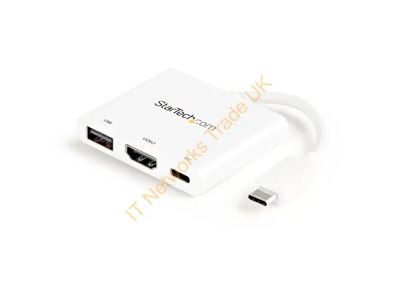 CDP2HDUACPW - Startech.Com Cdp2Hduacpw Laptop Dock/Port Replicator Wired Usb 3.2 Gen 1 (3.1 Gen 1) Type-C White