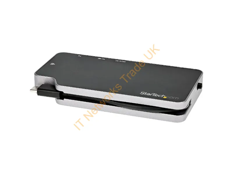 CDP2HVGUASPD - Startech.Com Cdp2Hvguaspd Laptop Dock/Port Replicator Wired Usb 3.2 Gen 2 (3.1 Gen 2) Type-C Black, Gray