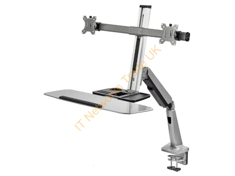 CE-MT2G12-S1 - Siig Ce-Mt2G12-S1 Monitor Mount / Stand 27" Silver Desk