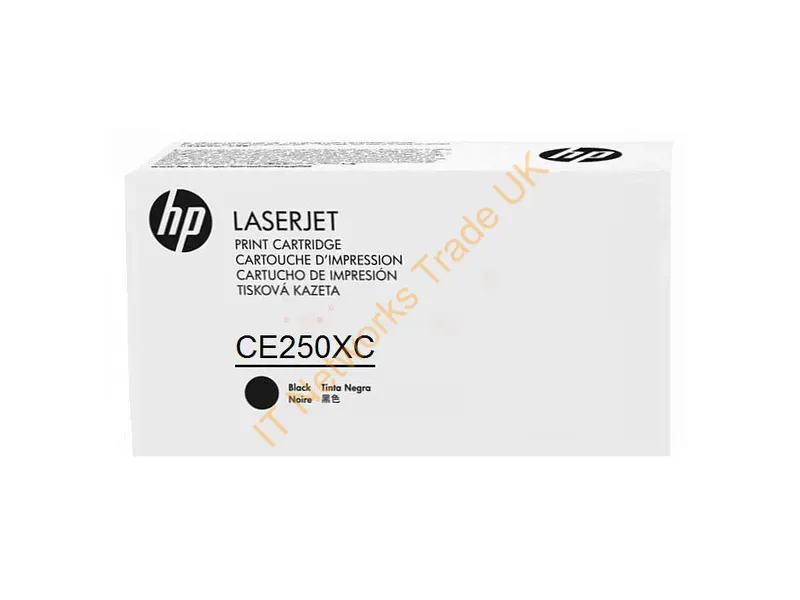 CE250XC HP Toner Cartridge Black Laser 10500 Page