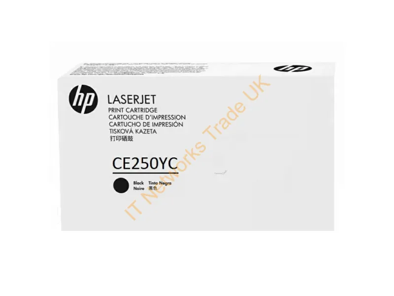 CE250YC HP 504Y Black LaserJet Toner Cartridge