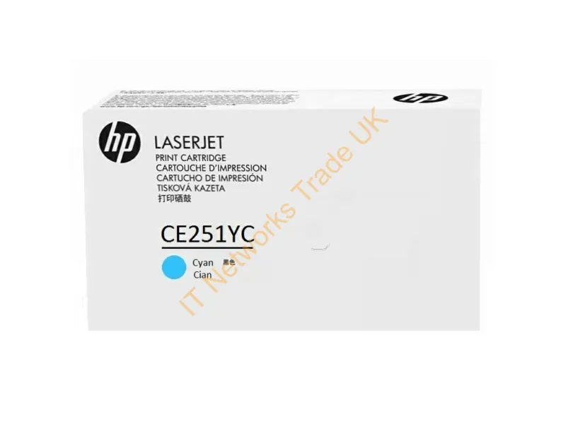 CE251YC HP 504Y Cyan LaserJet Toner Cartridge