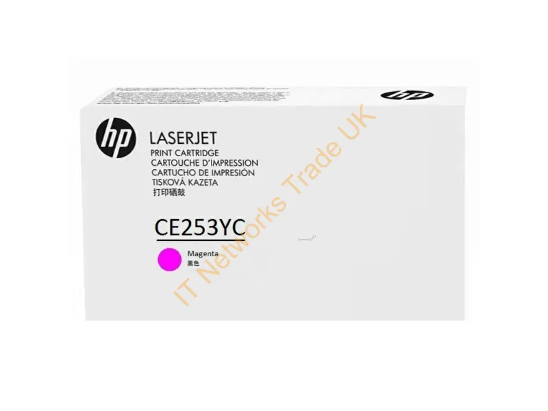 CE253YC HP 504Y Magenta LaserJet Toner Cartridge