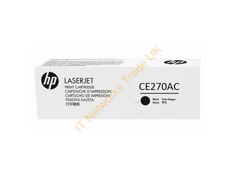 CE270AC HP 650A Black LaserJet Toner Cartridge